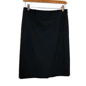 Talbots Skirt Petite Size 4P Black Formal Pencil Skirt Elegant Office Suit Skirt